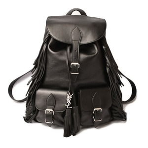 Saint Laurent Backpack Festival Fringe Black